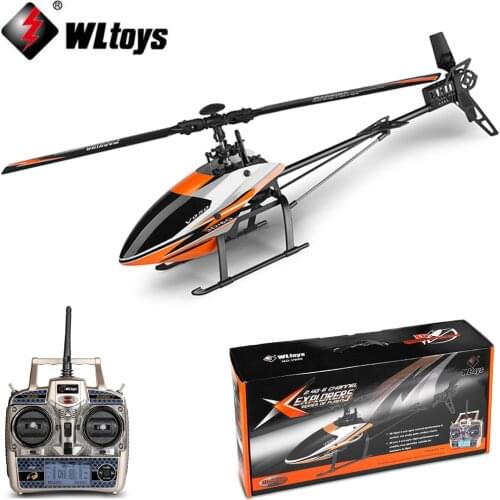 WLtoys V950 Big Helicopter 2.4G 6CH 3D6G System Brushless Flybarless RC Helicopter RTF Remote Control Toys