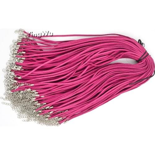 Yingwu 10pcs Wholesale Lot 3mm Suede Braided Cord Korean Velvet Leather Handmade Beading Necklace Jewelry String