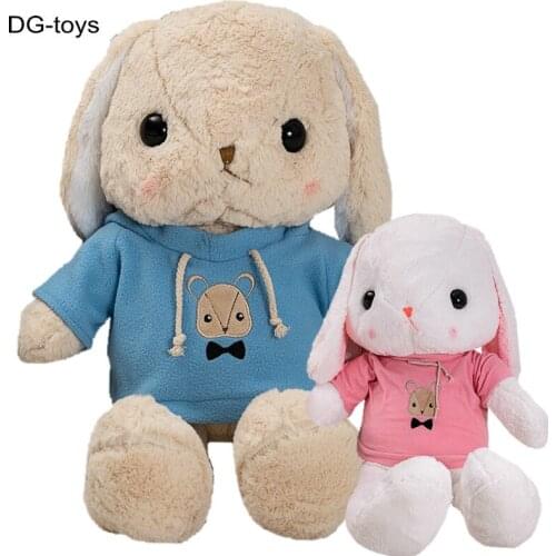 1pcs Big hanging Ears Bunny plush Toy Giant Size Stuffed Rabbits Doll toys hug Toys for Children Xmas Birthday Gift for girl kid