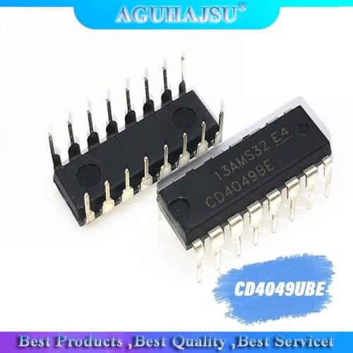 10PCS CD4049UBE DIP16 CD4049 DIP CD4049BE new Buffer inverter