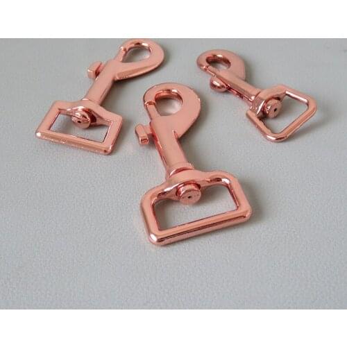 10Pcs/Lot Webbing Metal Carabiners Clasp Eyelets Buckle Clip Loop Snap Hook For Pet Dog Leash Leads Harness Sewing Accessory