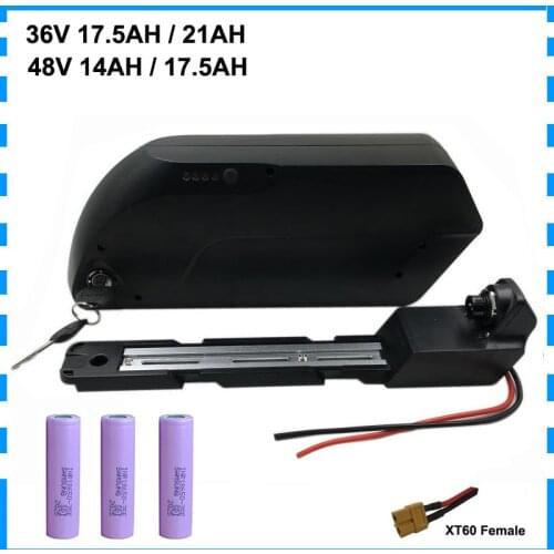 1000W 48V 14AH Electric Bike Battery 48 volt lithium battery pack 17AH with 35E 3500MAH 18650 cells for Bafang 48v ebike motor