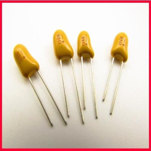25V10UF in-line tantalum capacitor (bile capacitor 106H) pitch 2.54MM