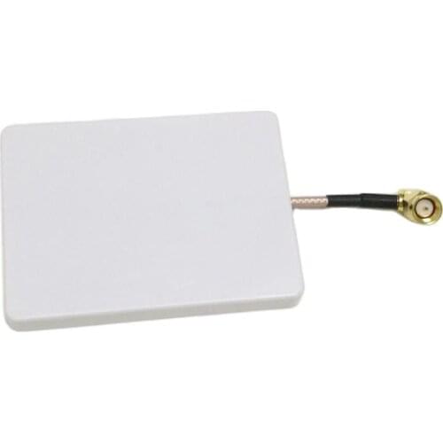 4G LTE antenna SMA 18dbi high gain small panel antenna SMA male right angle white for 4g modem #1