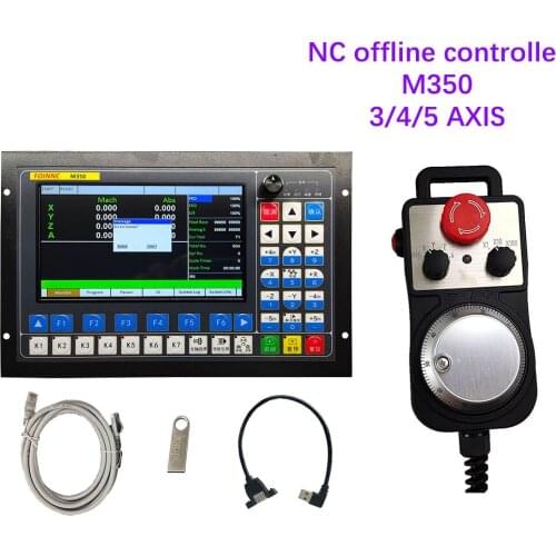 5-Axis CNC Engraving Machine Motion Controller 7-Inch Color Screen Automatic Tool Change 6-Axis Emergency Stop Handwheel