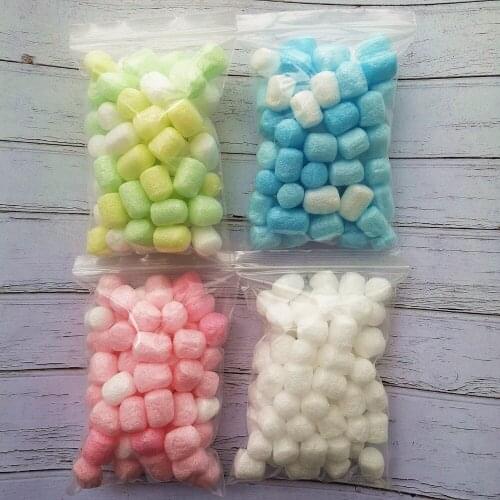 65pcs 12g Diy Slime Accessories Baby Kids Toys Silkworm Cocoon Slime Filler Decoration Gifts Toy for Children Supplies