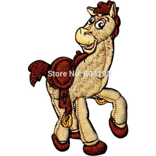 Bullseye Horse Pixar Children Kids Movie TV Uniform Embroidered IRON ON/ SEW ON Patch Badge childrens day gift