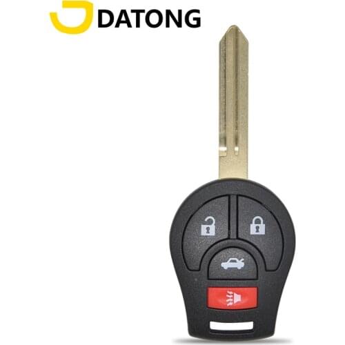 Datong World Car Remote Key Shell Case For Nisan Cube Juke Rogue Suny Sylphy March Tiida Micra Auto Smart Replacement Cover