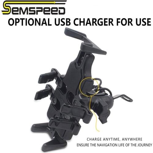 Motorcycle Phone Stand Holder Bicycle GPS Mount Holder Bracket With USB Charger for Yamaha XMAX 125 250 300 400 NMAX 125 150 155