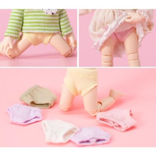 Ob11 baby clothes pure color underwear bottom point small noise GSC 1/12 BJD Molly Body9 doll clothes pant