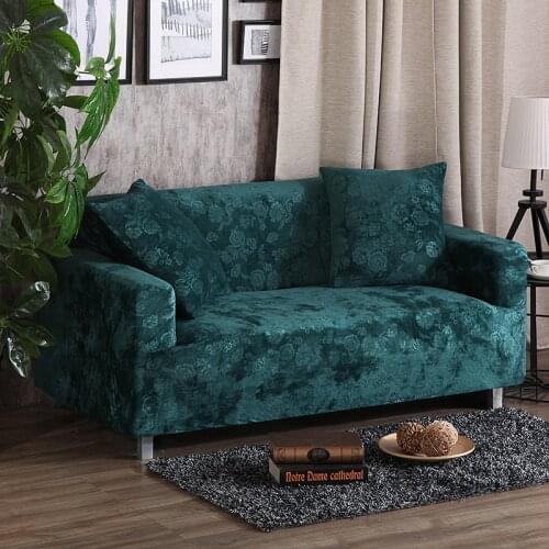 Europe plush 3D embossed sofa cover All-inclusive sofacover high elasticity leather sofa non-slip sofa cushion sofa towel