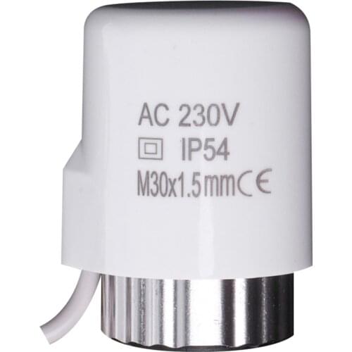 1Pcs 230V NO NC Electric Thermal Actuator Valve Head For Thermostat Manifold Underfloor Heating Radiator
