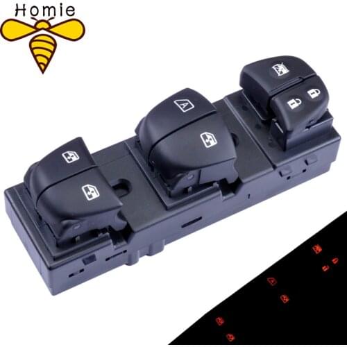 Homie Neweast Electric Power Window Switch For Nissan Qashqai J11/Altima/Sylphy/Tiida/X-Trail