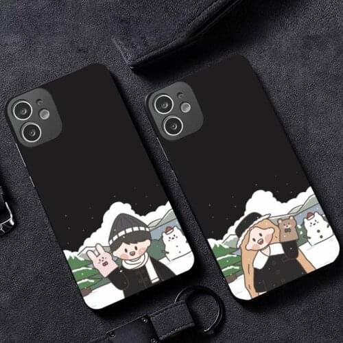Lace wedding couple Phone Case for iPhone 12 11 mini pro XS MAX XR 8 7 6 6S Plus X 5S SE 2020