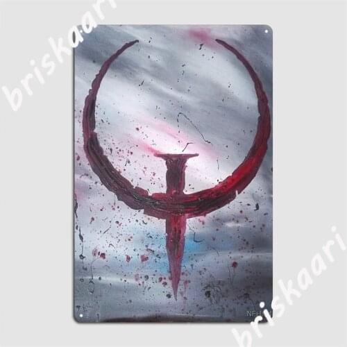 Quake Metal Signs Plaques Classic Club Home Home Tin sign Posters