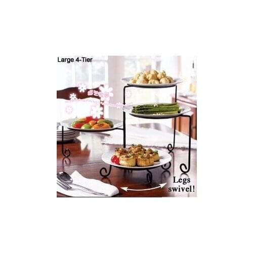 Fashion iron products disc holder dish rack cake stand snack rack daily use at home