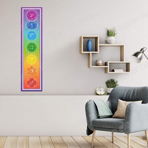 7 Chakra Poster Wall Art Home Decor Wall Pictures For Living Room Canvas Painting Spiritual Art Print Buddha Wall Art