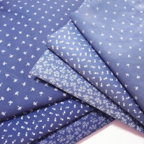 New 160X50cm Sand Wash Blue Washed Denim Fabric Cotton Pants Clothes Fabric Eco-Bag cloth