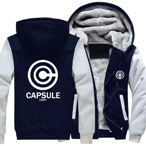 New Winter Capsule Logo Hoodies Jacket Men Fashion High Quality Casual Wool Liner Fleece Sweatshirts Male Hoody Coat