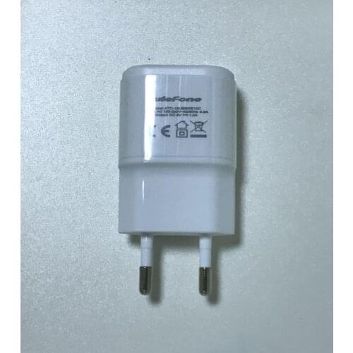 New Original Ulefone Metal 5V/1.0A USB Adapter Charger EU Plug Travel Switching Power Supply+Usb Cable Data Line