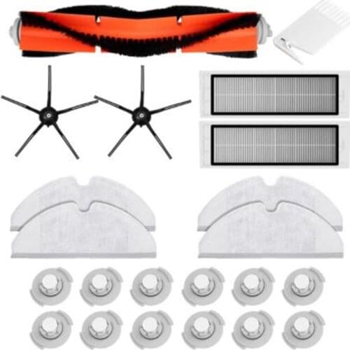 Main Brush Black Side Brush Filter for Roborock S6 S5 MAX S60 S65 S5 S50 S55 E25 E35 Vacuum Parts Accessories