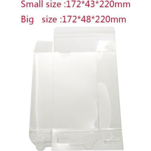 Clear transparent box For SNK home game console for NEO-GEO aes game card plastic PET Protector collection storage box