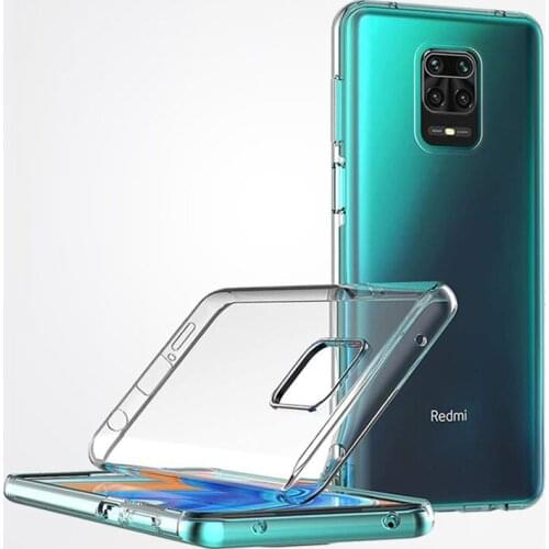 10pcs Prime Transparent Silicone TPU Cover for Xiaomi Redmi 9 9A 9C Note 9S Pro Max Note9 9Pro 9 A C Ultrathin Soft Phone Case