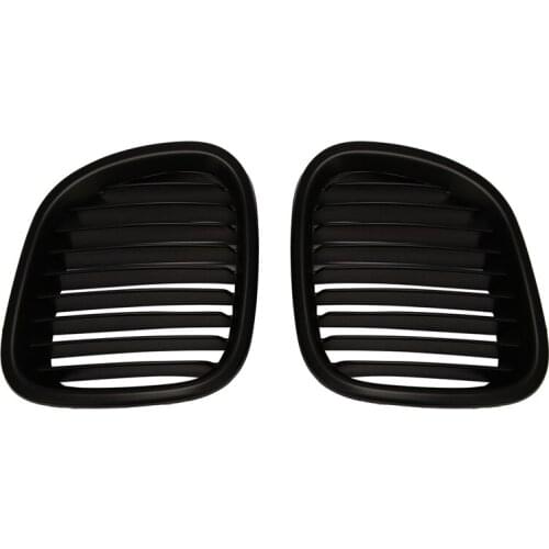 Kidney Grilles Matte Black Unique Parts Portable Car Ornaments for BMW Z3 1996-2002 51138412949 51138412950