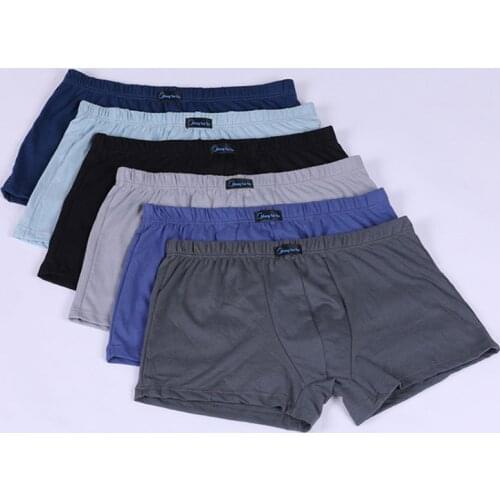 10pcs/lot Cotton Plus 6XL 7XL 8XL Underwear Boxer Male XXXXL 2019 New Mens Boxer Pantie Lot Underpant Loose Large Short #nk578g