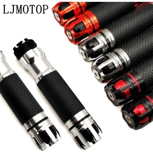 Universal Motorcycle handle Motorbike handlebar ends CNC 7/8'' 22MM For Yamaha FJR1300 FZ1 FAZER YZF R3 YZF R25 YZF R6 YZF 600R