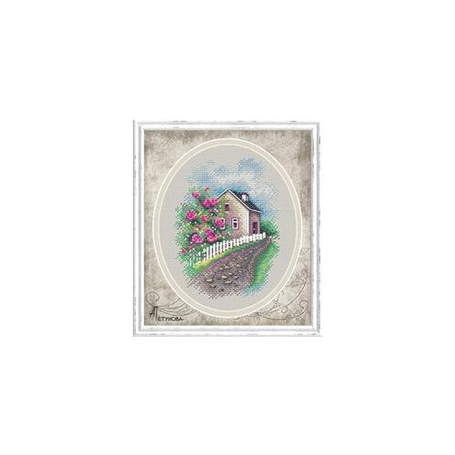 9-Rose Garden MM200601 cross stitch 11CT 18ct 14ct cotton thread embroidery DIY handmade needlework