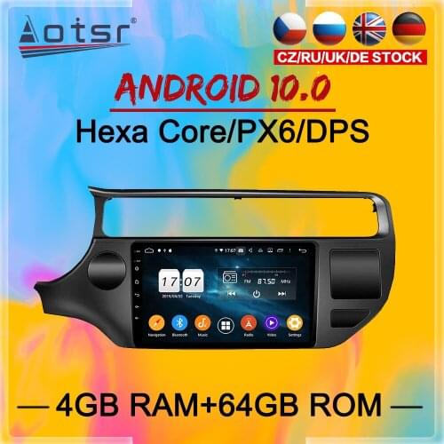 2 Din IPS Screen Android 10 DSP Car Multimedia Player For KIA k3 rio 2015 2016 -2019 GPS Navigation Audio Radio Stereo head unit