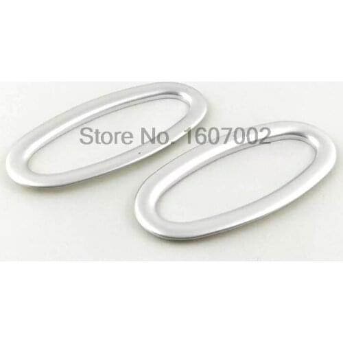 For Renault Koleos 2016 2017 ABS Chrome Matte Front Head Reflection Door Interior Warning Signal Lamp Light Cover