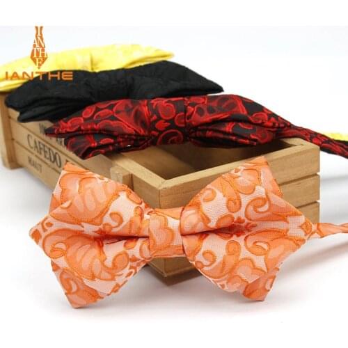2018 Brand New Mens Classic Bow Tie Bowtie Business Wedding Floral Vintage Bowknot Bow Ties For Groom Party Accessories Gift