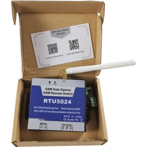 GSM Switch gate Remote Access Control Wireless Door Opener By Free Call RTU5024 for sliding opener