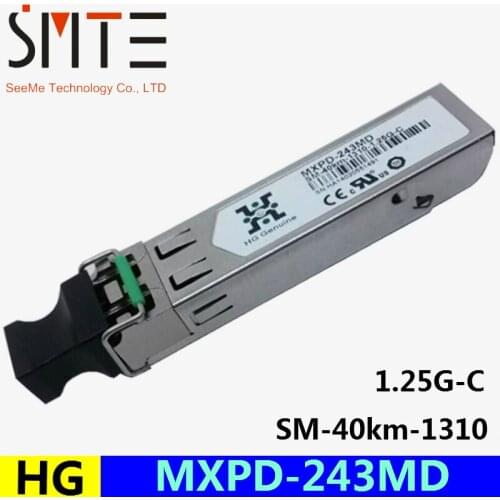 HG Genuine MXPD-243MD SFP SM-40kmkm-1310nm-1.25G-C fiber optical transceiver