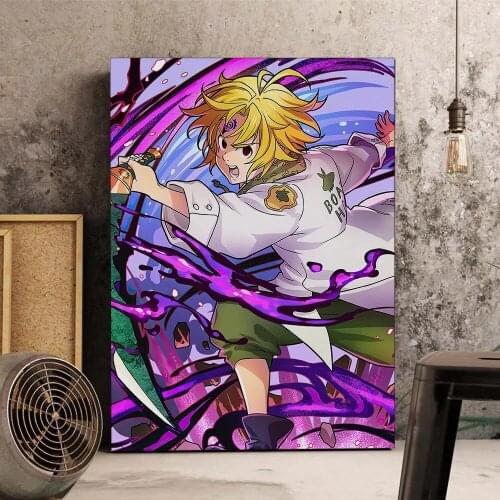 Canvas HD Printed Poster Japan The Seven Deadly Sins Sky Home Decor Painting Wall Art Picture For Living Room Modular No Framed