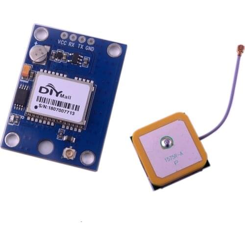 DIYmall GPS Module Active GPS Ceramic Antenna with Flash for Arduino Raspberry Pi DIY0072