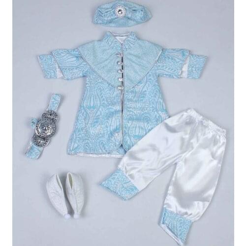 Male Baby Suit Gent Prince Ottoman Prince Gentleman Formal Boy Babies 5 Piece Set Boys Clothing Special Occasions Outfit Models