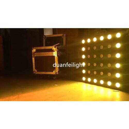 10 lot 36x5w 3in1 led blinder rgb indoor stage matrix led light with pixel dot effect