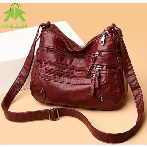 Fashion Pu Leather Shoulder Crossbody Bags for Women 2021 Luxury Handbags Female Bags Designer High Quality Messenger Bag Cyst
