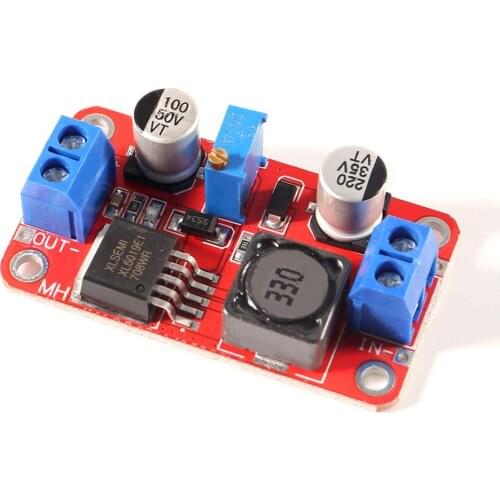 XL6019 Automatic step-up step-down Dc-Dc Adjustable Converter Power Supply Module 20W 5-32V to 1.3-35V (XL6009 upgrade)