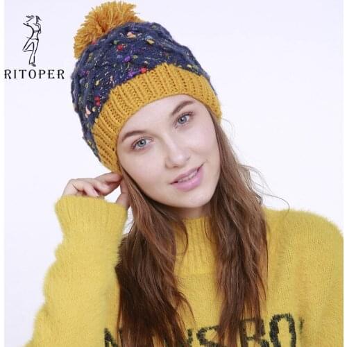 Женские шапки бини RITOPER China At AliExpress