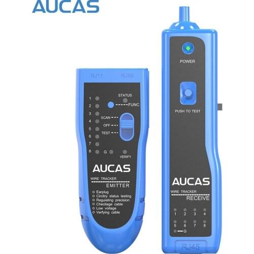 Wire Tracker RJ11 RJ45 Line Finder Handheld Cable Tester Multifunction Cable Check Wire Toner Measuring Instrument for Network