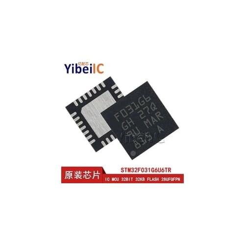 STM32F031G6U6 031G6 STM32F031G6U6TR QFN28 mcu