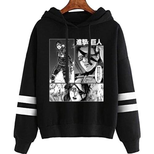 Anime Attack on Titan AOT Hoodies Hanji Zoe Sweatshirts Cozy Tops Pullovers Sudadera felpa moletom