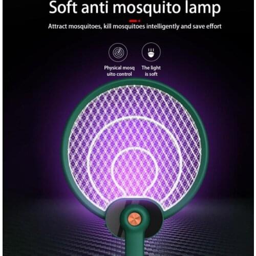 NEW Intelligent Household 3In1 Mosquito Killer Lamp Electric Shock Mosquito Swatter USB Recharg Eable Bug Zapper Mosquito Trap