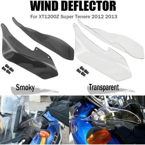 Motorcycle Windshield Windscreen Wind Deflector HandShield Handguard FOR Yamaha XT1200Z XT 1200 Z Super Tenere 2012 2013