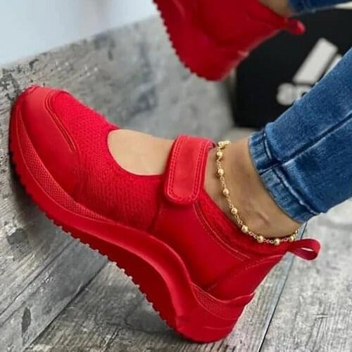 2021 Summer Women Casual Shoes Sneakers Women Shoes 2021 Breathable Mesh Platform Women Vulcanize Shoes Non Slip Chaussure Femme