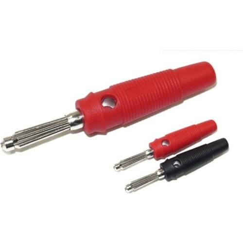 Copper no-need welding 4 mm banana plug socket large current high elastic superposition 7 needles 10pcs